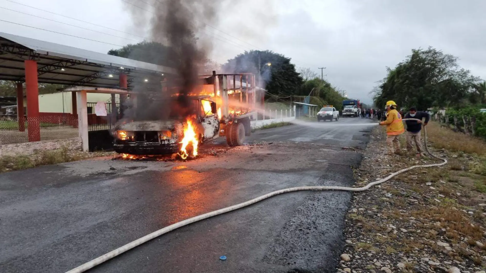 Incendio Camioneta